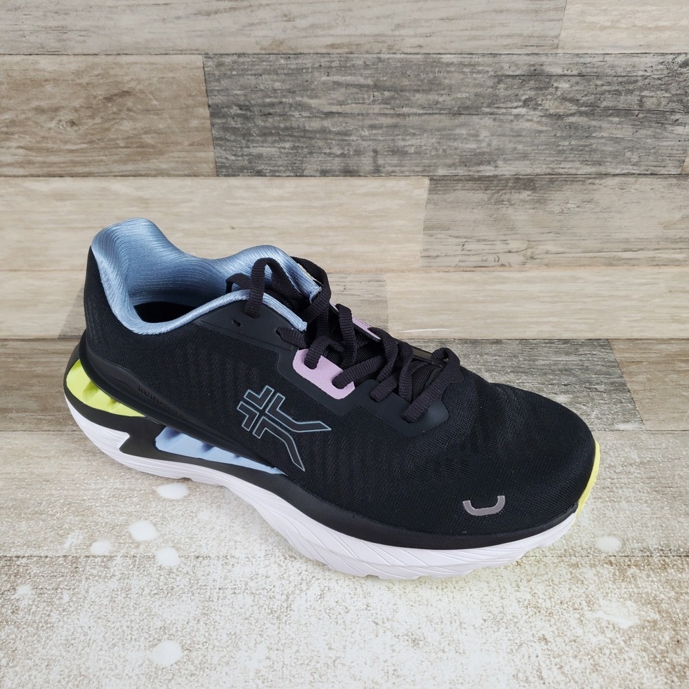 KURU Triple Max Ion Womens Shoes Sz 10 M Running Jet Black Multi Lace Up Sneaker